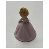 Collection of Vintage Porcelain Girl Figurine Bells by Jasco and Others