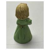 Collection of Vintage Porcelain Girl Figurine Bells by Jasco and Others