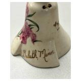 Collection of Vintage Porcelain Girl Figurine Bells by Jasco and Others