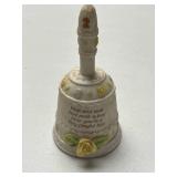 Collection of Vintage Porcelain Girl Figurine Bells by Jasco and Others