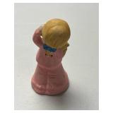 Collection of Vintage Porcelain Girl Figurine Bells by Jasco and Others