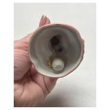 Collection of Vintage Porcelain Girl Figurine Bells by Jasco and Others