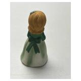 Collection of Vintage Porcelain Girl Figurine Bells by Jasco and Others