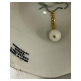 Set of 6 Decorative Collector Bells - Glass, Porcelain, and Metal