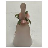 Set of 6 Decorative Collector Bells - Glass, Porcelain, and Metal