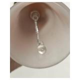 Set of 6 Decorative Collector Bells - Glass, Porcelain, and Metal