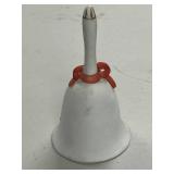 Set of 6 Decorative Collector Bells - Glass, Porcelain, and Metal