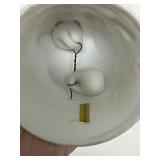 Set of 6 Decorative Collector Bells - Glass, Porcelain, and Metal