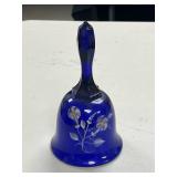 Set of 6 Decorative Collector Bells - Glass, Porcelain, and Metal