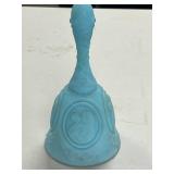 Set of 6 Decorative Collector Bells - Glass, Porcelain, and Metal