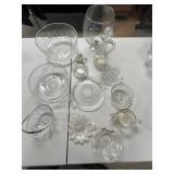 Assorted Pressed and Cut Glass Tableware Collection