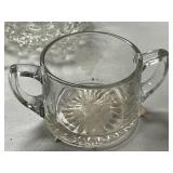 Assorted Pressed and Cut Glass Tableware Collection