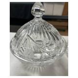 Collection of Assorted Vintage Pressed Glass Dishes and Bowls