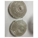 Collection of Assorted Vintage Pressed Glass Dishes and Bowls