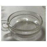 Collection of Assorted Vintage Pressed Glass Dishes and Bowls