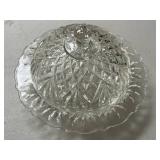 Collection of Assorted Vintage Pressed Glass Dishes and Bowls