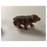 Animal Figurine Collection with Bear, Elephant, and Bee