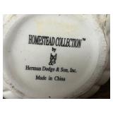 Vintage Floral Glassware and Porcelain Serving Collection