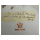 Vintage Floral Glassware and Porcelain Serving Collection