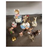 Collection of Vintage Cat and Mouse Figurines - Otagiri, Avon, Russ & More