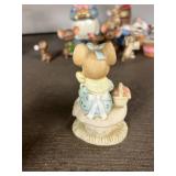 Collection of Vintage Cat and Mouse Figurines - Otagiri, Avon, Russ & More