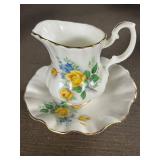 Collection of Vintage Teacups and Saucers - Royal Chelsea, Royal Dover, and More