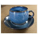 Collection of Vintage Teacups and Saucers - Royal Chelsea, Royal Dover, and More