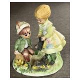 Set of Vintage Children Themed Porcelain Figurines