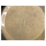 Vintage Kitchenware Collection: Mixing Bowl, Glass Pitcher, Decorative Glass Plate, and Teapot