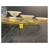 Collection of Vintage Glass Bowls, Dishes, and Milk Glass Pieces