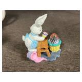 Collection of Decorative Ceramic Easter and Unicorn Figurines