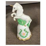 Collection of Decorative Ceramic Easter and Unicorn Figurines