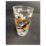 Set of Vintage Bird Theme Drinking Glasses and 3 Wine Glasses