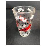 Set of Vintage Bird Theme Drinking Glasses and 3 Wine Glasses