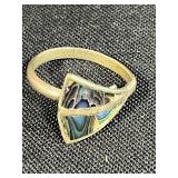 Sterling Silver 925 Bracelet, Blue Stone Earrings, Alpaca Jewelry Lot