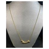 Set of 3 14K Gold-Filled Heart Pendant Necklaces