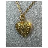 Set of 3 Vintage 12K Gold-Filled Necklaces Assorted Pendants