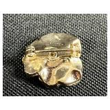 Assorted Vintage Brooch and Pin Lot Including Marvella, Animal, and Floral Designs