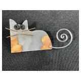 Collection of Costume Brooches Including Cat, Lion, Bird, Sailboat, Nautical Wheel, and Abstract Designs