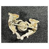 Vintage Brooch and Pin Collection Featuring Krementz, France, and Holiday Designs