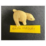 Collection of Vintage Costume Jewelry Brooches Including Trifari, Avon, and Ralph Massey