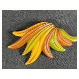 Collection of Vintage Costume Jewelry Brooches Including Trifari, Avon, and Ralph Massey