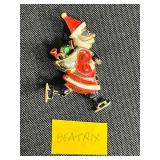 Collection of 7 Vintage Brooches Including Sterling, Enamel, and Figural Designs