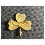 Collection of 7 Vintage Brooches Including Sterling, Enamel, and Figural Designs