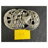 Collection of 7 Vintage Brooches Including Sterling, Enamel, and Figural Designs