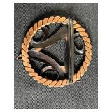 Collection of 7 Vintage Brooches Including Sterling, Enamel, and Figural Designs