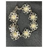 Sterling Silver Jewelry Set with Necklaces and Holiday Brooches