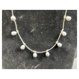 Sterling Silver Jewelry Set with Necklaces and Holiday Brooches