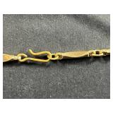 Set of Gold Tone Jewelry Pieces with Whale Pendant Necklace and Faux Pearls