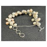 Collection of 4 Pearl Jewelry Pieces Including Bracelets and Necklaces